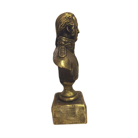 Busto in bronzo dell'ammiraglio della marina del XVIII secolo Ushakov