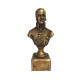 Busto de bronce del almirante de la armada del siglo XVIII Ushakov