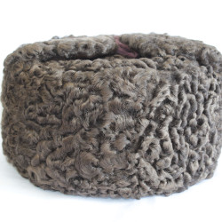 Soviet brown ushanka fur hat