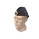 Sombrero negro de oficial naval soviético Pilotka