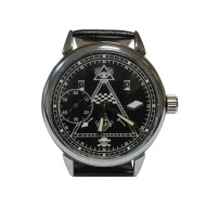 Soviet wrist watch Molnija Masonic symbols USSR original clock 