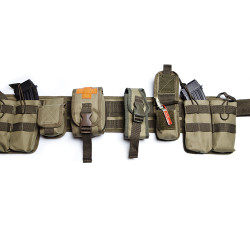 Tactical belt and pouches (belt system) MOLLE