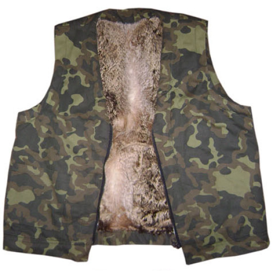 Exclusive Airsoft CAMO Vest with FOX FUR inside