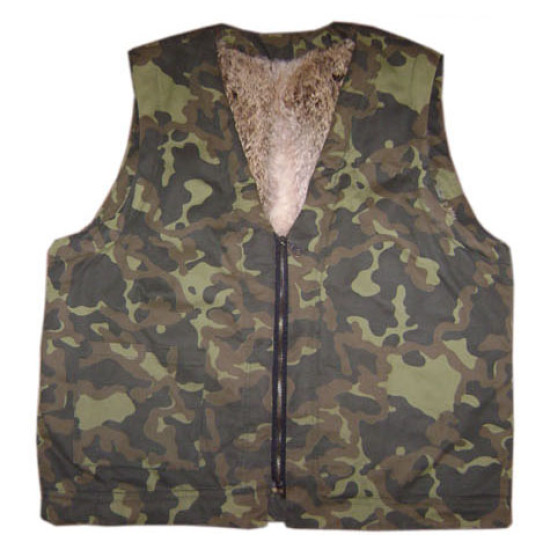 Exclusive Airsoft CAMO Vest with FOX FUR inside