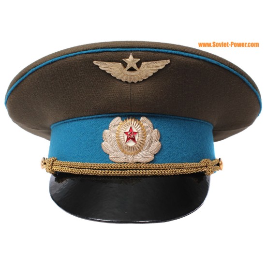 Oficial ruso de la fuerza aérea sombrero visera GAGARIN Aviación soviética