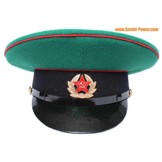 Cappello visiera URSS esercito guardie di frontiera Sergenti