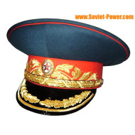 Maréchal soviétique broderie casquette visière militaire