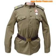 Chaqueta rusa del ejército GIMNASTERKA tipo WWII