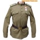 Chaqueta rusa del ejército GIMNASTERKA tipo WWII