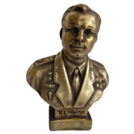 Buste russe en bronze du pilote spatial soviétique GAGARIN