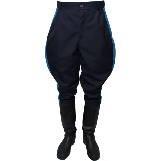 Air force General breeches blue Galife Russian trousers