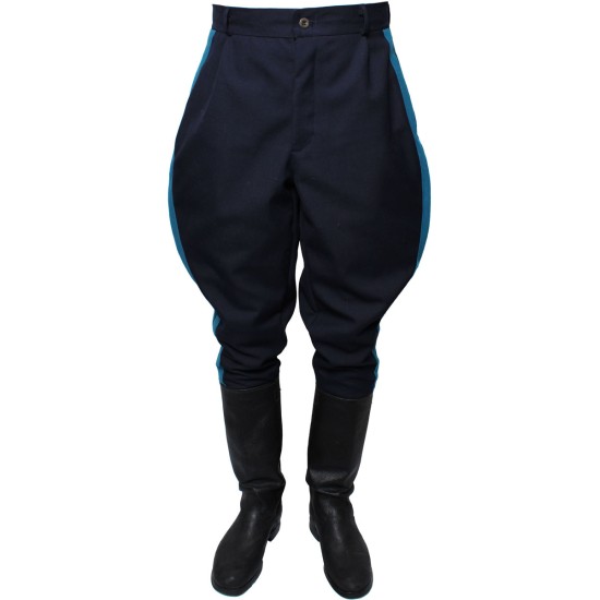 Air force Pantalones generales azul Galife rusos