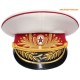 Sombrero de visor blanco soviético / ruso Infantería Generales