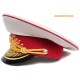 Infanterie-Generals sowjetischen / russischen weißen Visier Hut