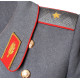 Desfile de generales de infantería abrigo gris Ejército soviético gran abrigo