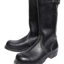 Bottes en cuir allemand Bundeswehr avec semelle Continental