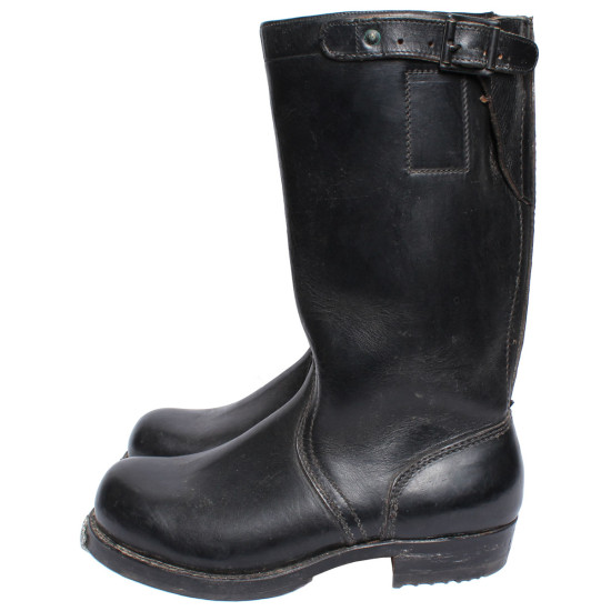 Bottes en cuir allemand Bundeswehr avec semelle Continental