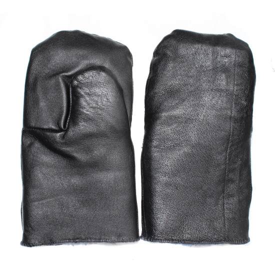 Soviet Navy Fleet mittens black winter gloves
