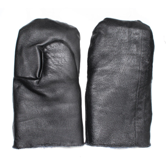 Mitaines de la flotte de la marine soviétique gants d'hiver noirs