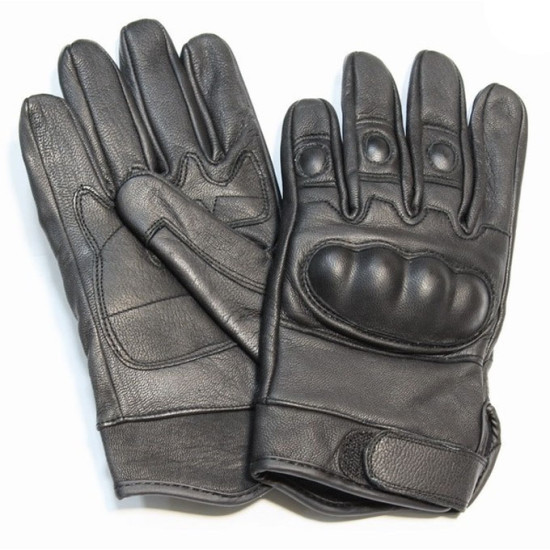 Sport / tactique cuir fist gants modèle avec des articulations