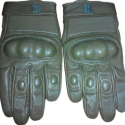 Sport / tactique cuir fist gants modèle avec des articulations