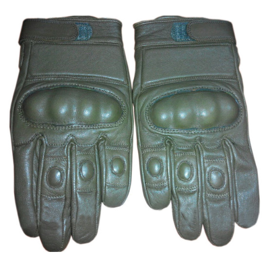 Sport / tactique cuir fist gants modèle avec des articulations
