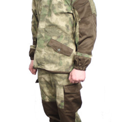 Uniforme Gorka 3 Moss moderne Costume tactique d'hiver chaud Polaire Vêtements tactiques avec capuche