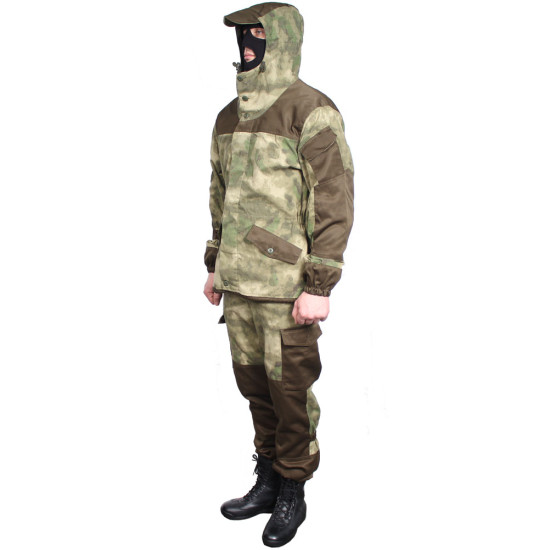 Modern Gorka 3 Moss uniform Warm winter tactical suit Fleece Tactical wear with hood