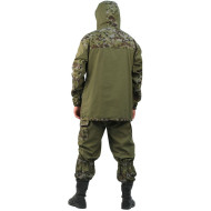 Gorka 3 Khaki uniform Airsoft Demi-season sport suit Hooded jacket and pants Hunting set