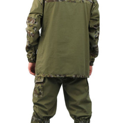 Gorka 3 Uniforme kaki Airsoft Tuta sportiva di mezza stagione Giacca e pantaloni con cappuccio Set da caccia