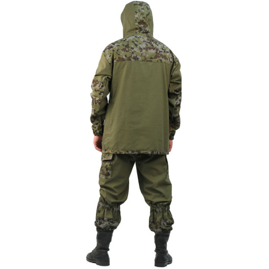 Gorka 3 Khaki Uniform Airsoft Halbsaison Sportanzug Kapuzenjacke und Hose Jagdset