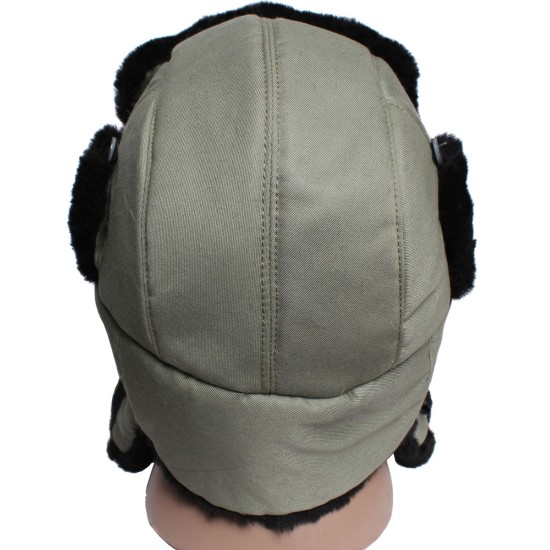 Invierno earflaps moderno sintético ushanka sombrero con pieles