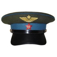 Sowjetische Luftwaffe Offiziere russischen Militäruniform