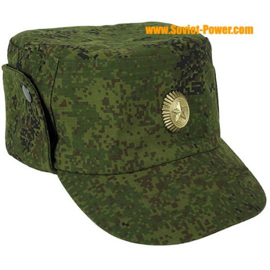 Camouflage hat digital demi-season pixel cap