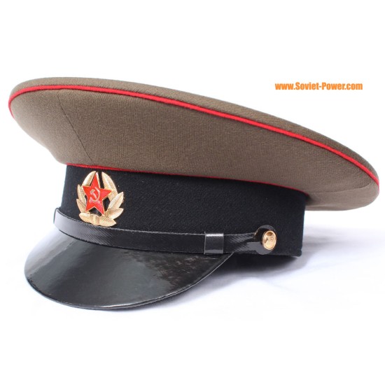 Cappello sovietico / russo sergente dell'esercito militare visiera