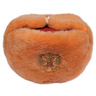 Inverno russo paraorecchie di souvenir cappello arancione Ushanka
