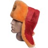 Inverno russo paraorecchie di souvenir cappello arancione Ushanka