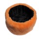 Russian winter souvenir earflaps hat orange ushanka