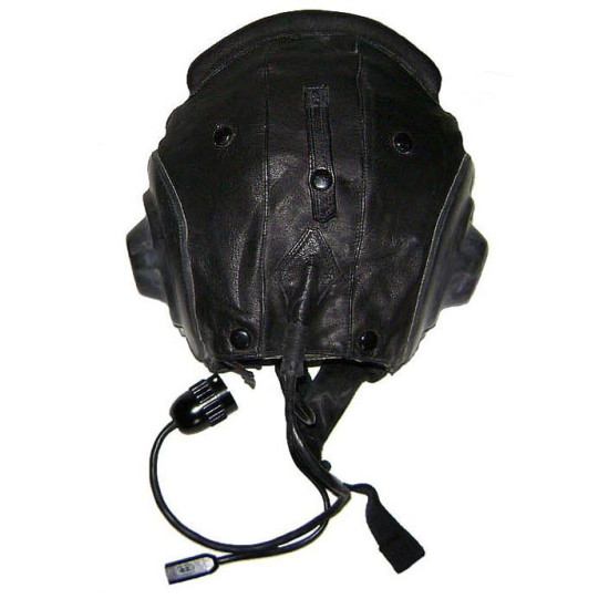 Casco volador de cuero de invierno de pilotos soviéticos Casco volador de cuero de invierno de pilotos soviéticos