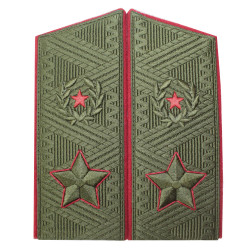 Tableros de hombro de abrigo de campo del ejército soviético GENERAL desde 1974 hombreras