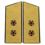 Vicepresidente naval soviético - Admiral desfile uniforme hombro placas