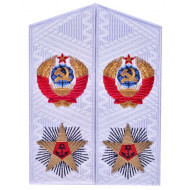 Spalline bianche sovietiche per l'uniforme ADMIRAL