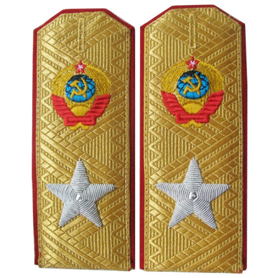 Bordado del mariscal soviético desfile hombreras M43 epaulets