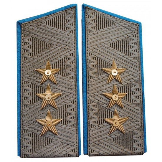 Soviet airforce GENERAL shoulder boards Army epaulets Soviet airforce GENERAL shoulder boards Army epaulets