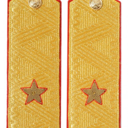 Épaulières de chemise PARADE GÉNÉRALE soviétique Épaulettes de l'armée