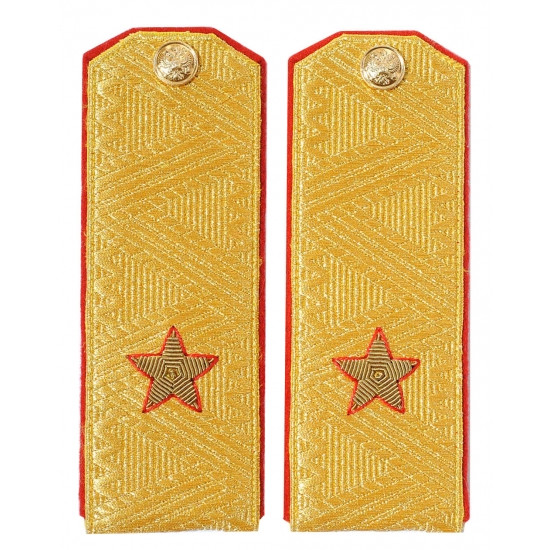 Épaulières de chemise PARADE GÉNÉRALE soviétique Épaulettes de l'armée Épaulières de chemise PARADE GÉNÉRALE soviétique Épaulettes de l'armée