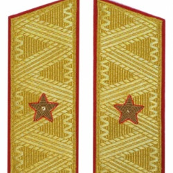 Epaulettes de parade généralistes soviétiques Epaulettes de l'armée jusqu'en 1974