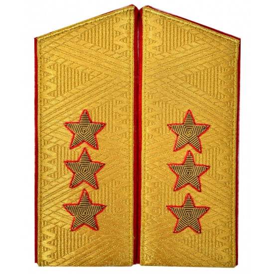 Epaulettes de parade généralistes soviétiques Epaulettes de l'armée jusqu'en 1974