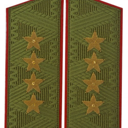 Sowjetische GENERAL tägliche Schulterplatten Army Schulterklappen