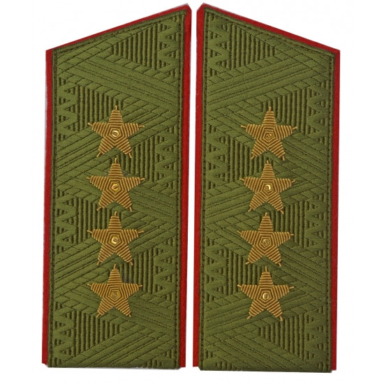 Sowjetische GENERAL tägliche Schulterplatten Army Schulterklappen